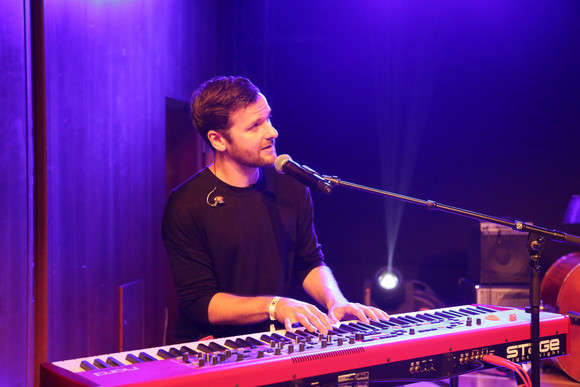Stallwächterparty 2018 ARTEN VIELFALT LEBEN Special Guest des Abends war die baden-württembergische Band „Glasperlenspiel“, hier: Daniel Grunenberg