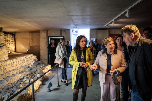 Denkmalreise Ministerin Razavi zu Besuch in Konstanz Ministerin Nicole Razavi MdL auf Denkmalreise in Konstanz