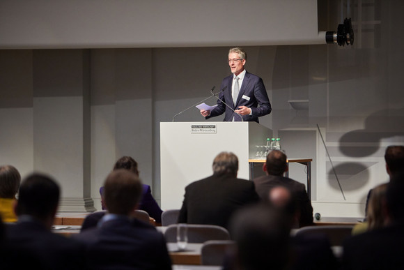 Steffen Jäger, Präsident des Gemeindetags Baden-Württemberg, zum Thema „Flächenkonflikte lösen – kommunale Entwicklungsbedarfe im Lichte des neuen Landesentwicklungsplans“