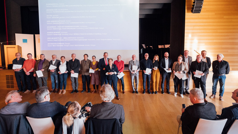 Auszeichnungsveranstaltung der regionalen Baukulturinitiative Hohenlohe-Tauberfranken