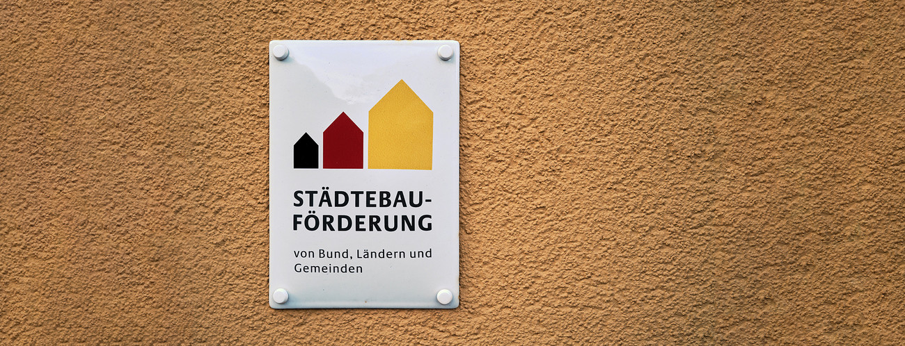 Plakette Städtebauförderung