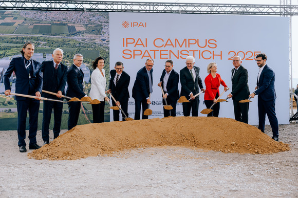 Spatenstich für Europas größten KI-Innovationspark, dem IPAI CAMPUS in Heilbronn