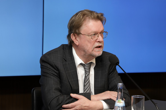 Pressekonferenz Für eine digitalisierte und nachhaltige Mobilität der Zukunft Ministerialdirektor Prof. Uwe Lahl (Bild: Staatsministerium Baden-Württemberg)
