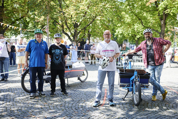 Zweiter Cargo-Bike-Day in Stuttgart zeigt Vielfalt der Lastenräder