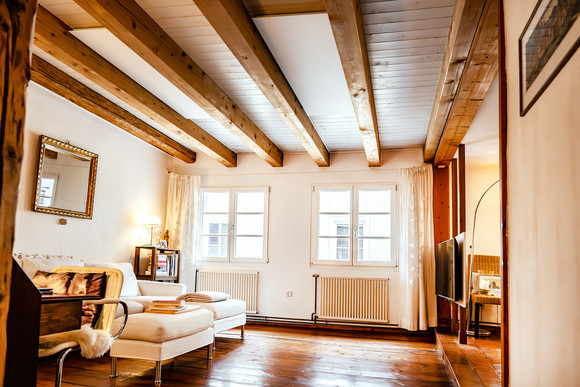 Denkmalpflege Innovationspreis „Denkmal – Energie – Zukunft“ Haus zum Kampf, Wohnzimmer