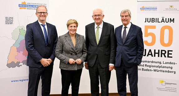 Ministerin Nicole Razavi bei der Feier Raumordnung, Landes- und Regionalplanung in Baden-Württemberg - Ein Erfolgsmodell wird 50!