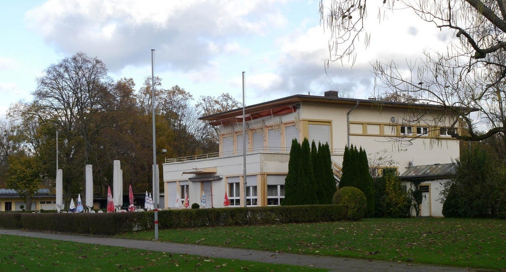 Das Rheinstrandbad Rappenwört in Karlsruhe