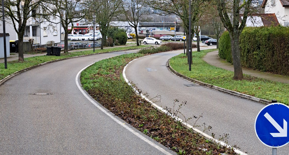 Straße Waldsteige in Mosbach