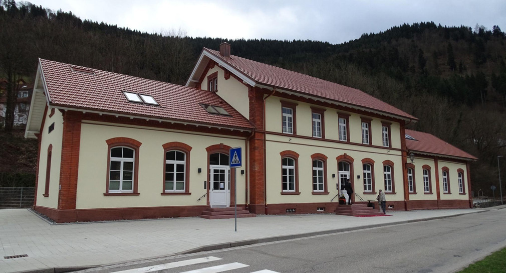 Der denkmalgeschützte Alte Bahnhof in Wolfach