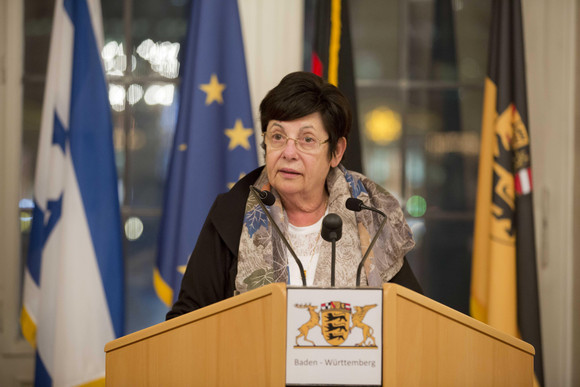 Empfang Besuch einer Delegation des israelischen Supreme Court Miriam Naor, Präsidentin des israelischen Supreme Court, bei ihrer Ansprache
