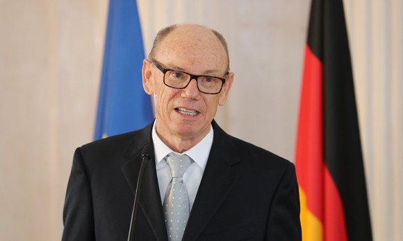 Justiz Eberhard Stilz als Präsident des Verfassungsgerichtshofs verabschiedet Eberhard Stilz