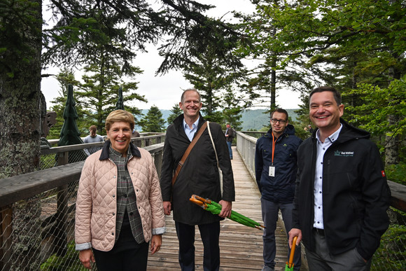 Landesentwicklung Ministerin Razavi besucht Regionalverband Nordschwarzwald in Bad-Wildbad Bad Wildbad 2