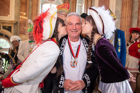 Fastnacht Empfang für Karnevals- und Fasnachtsvereine Innenminister Thomas Strobl (M.) beim Empfang für die Karnevals- und Fasnachtsvereine des Landes