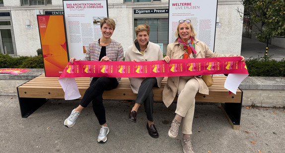 Dr. Alexandra Sußmann, Bürgermeisterin für Soziales, Gesundheit und Integration der Stadt Stuttgart, Nicole Razavi MdL, Ministerin für Landesentwicklung und Wohnen, 