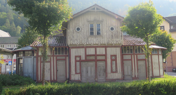 Waschhaus des ehemaligen königlichen Bahnhofs in Bad Wildbad