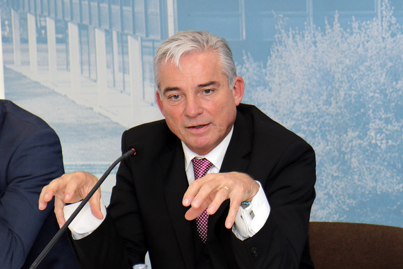 Pressekonferenz Digitalisierungsstrategie digital@bw vorgestellt Der Minister für Inneres, Digitalisierung und Migration, Thomas Strobl
