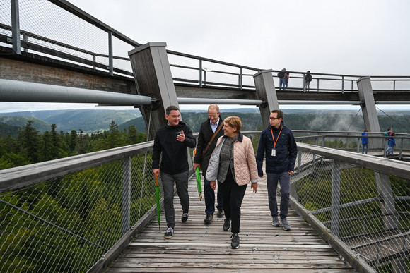 Landesentwicklung Ministerin Razavi besucht Regionalverband Nordschwarzwald in Bad-Wildbad Bad Wildbad 6
