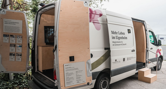 Promotionsfahrzeug Mehr Leben im Eigenheim