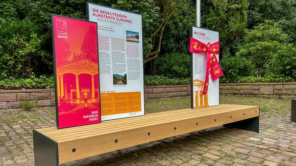 Welterbe WahreWunderBänke in Baden-Baden Eine WahreWunderBank in Baden-Baden