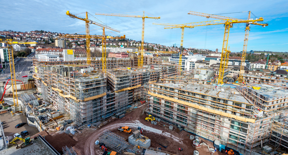 Großbaustelle in der Innenstadt