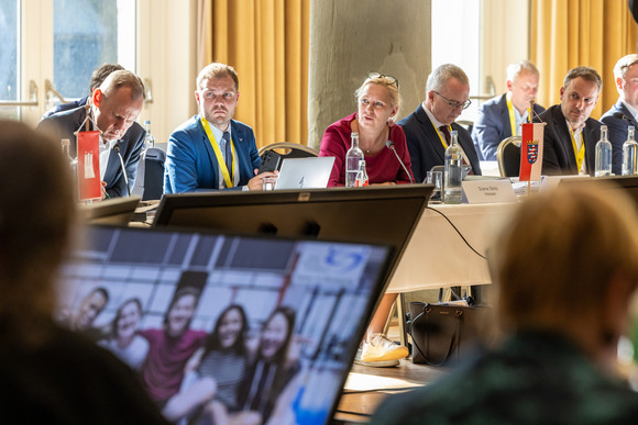 Diana Stolz, hessische Ministerin für Familie, Senioren, Sport, Gesundheit und Pflege