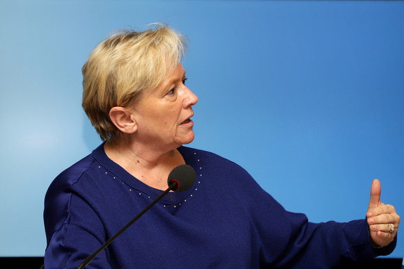 Pressekonferenz Exzellenzstrategie und Islamischer Religionsunterricht Kultusministerin Susanne Eisenmann