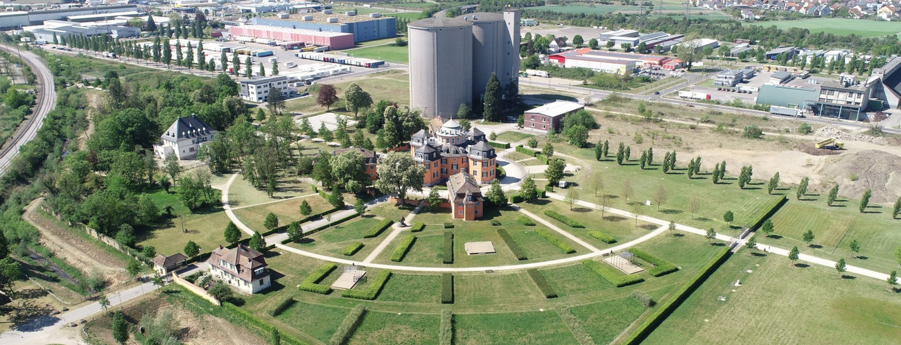 Luftbild vom Gewerbepark, 2020