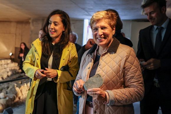 Denkmalreise Ministerin Razavi zu Besuch in Konstanz Ministerin Nicole Razavi MdL auf Denkmalreise in Konstanz